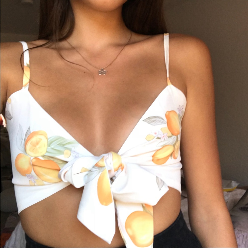 Lemon Crop Top - Picture 5 of 8